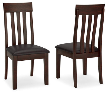 Haddigan - Dining UPH Side Chair (Set of 2) - Dark Brown Chair Sets by Signature Design by Ashley® - Walls Furniture & Mattress
