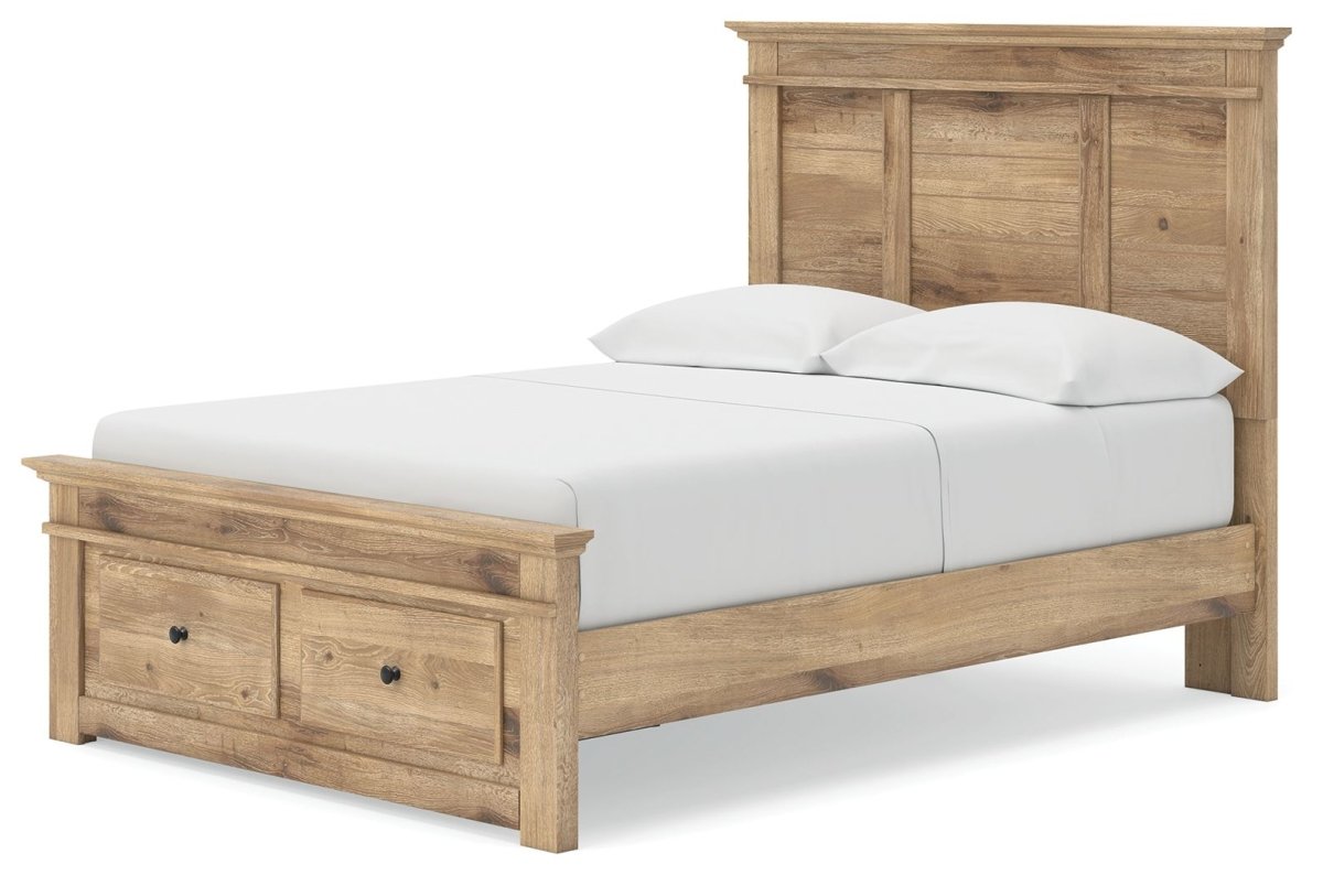 Makidern - Panel Storage Bed With Under Bed Storage Unit And Storage Footboard Storage Beds by Signature Design by Ashley® - Walls Furniture & Mattress