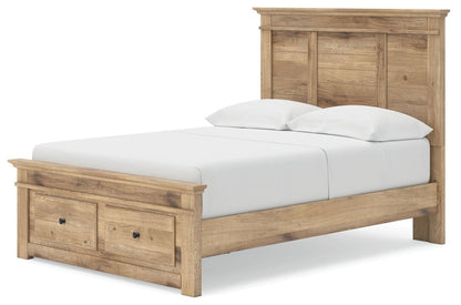 Makidern - Panel Storage Bed With Under Bed Storage Unit And Storage Footboard Storage Beds by Signature Design by Ashley® - Walls Furniture & Mattress