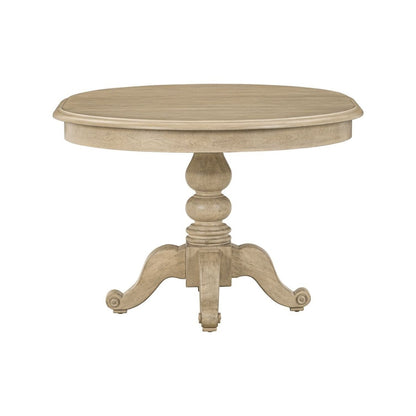 Summer House - Pedestal Table Set - Sand Dune Dining Tables with Extensions by Liberty Furniture - Walls Furniture & Mattress