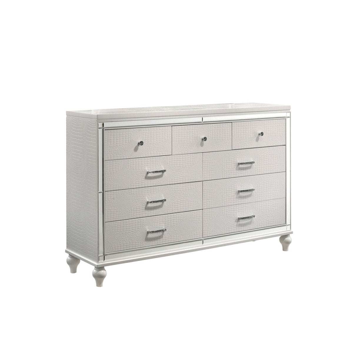 Valentino - Dresser Dresser & Mirror by New Classic - Walls Furniture & Mattress