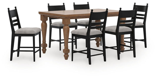 Greddinton - Counter Height Dining Table Set 7 Piece Dining Room Sets by Signature Design by Ashley® - Walls Furniture & Mattress