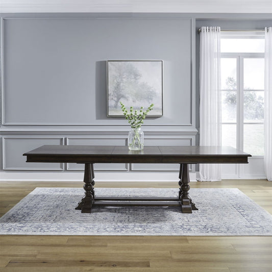 Arden Road - Trestle Table - Satin Cherry Dining Tables by Liberty Furniture - Walls Furniture & Mattress