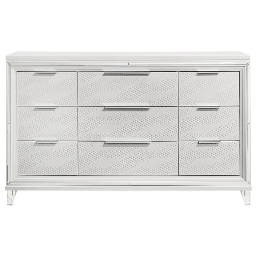 Marmore - 9 - Drawer Dresser Dressers by Coaster Fine Furniture - Walls Furniture & Mattress