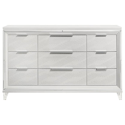 Marmore - 9 - Drawer Dresser Dressers by Coaster Fine Furniture - Walls Furniture & Mattress