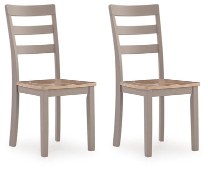 Harperfeld - Dining Room Side Chair (Set of 2) - Natural / Gray Chair Sets by Signature Design by Ashley® - Walls Furniture & Mattress
