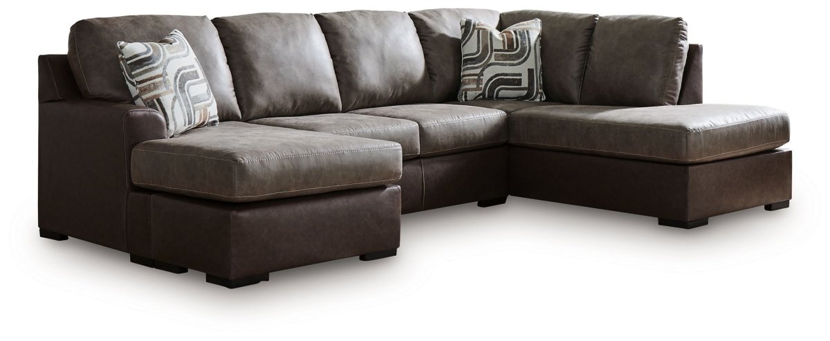 Castille Way - Sectional Stationary Sectionals by Signature Design by Ashley® - Walls Furniture & Mattress