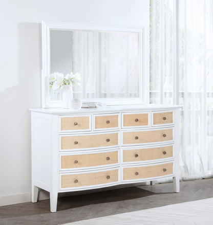 Bexhill - 10 - Drawer Dresser Dressers by Coaster Fine Furniture - Walls Furniture & Mattress