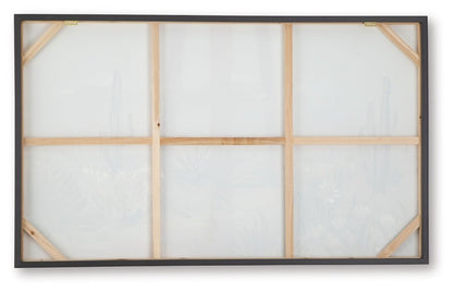 Sidworth - Green / Beige / Gray - Wall Art Canvas Art by Signature Design by Ashley® - Walls Furniture & Mattress