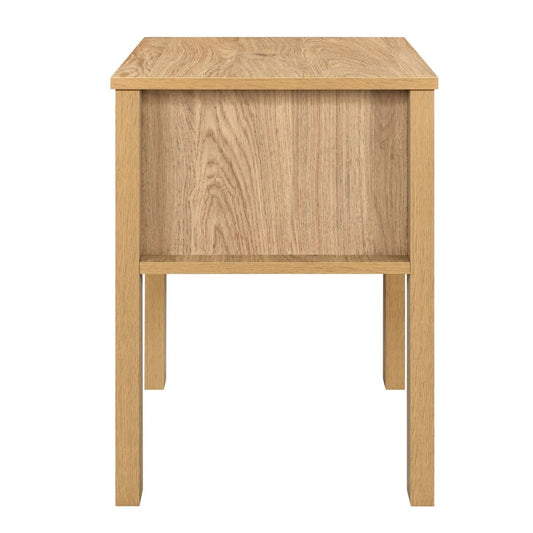 Thayer - One Drawer End Table/Bedside Table - Natural End Tables by New Classic - Walls Furniture & Mattress