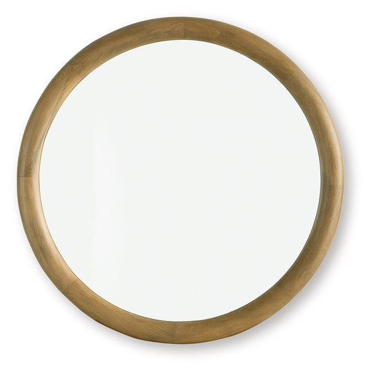 Yadiel - Brown - Accent Mirror Accent Mirrors by Signature Design by Ashley® - Walls Furniture & Mattress