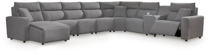 Modmax II - Reclining Sectional - Salt And Pepper Reclining Sectionals by Signature Design by Ashley® - Walls Furniture & Mattress