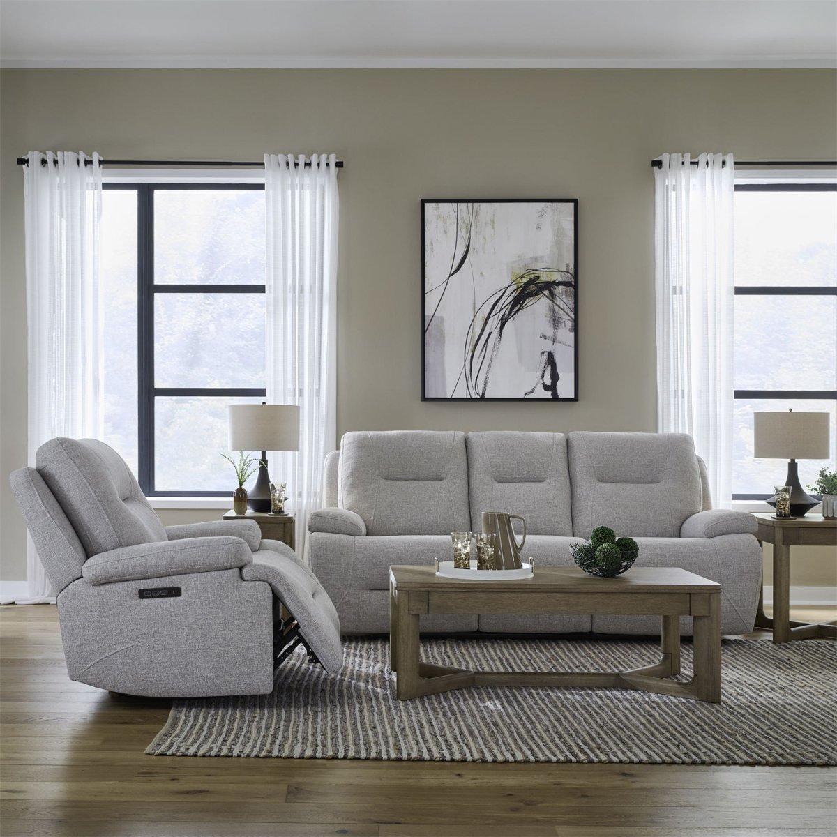 Cameron - Sofa Set Reclining Sofas & Loveseats by Liberty Furniture - Walls Furniture & Mattress