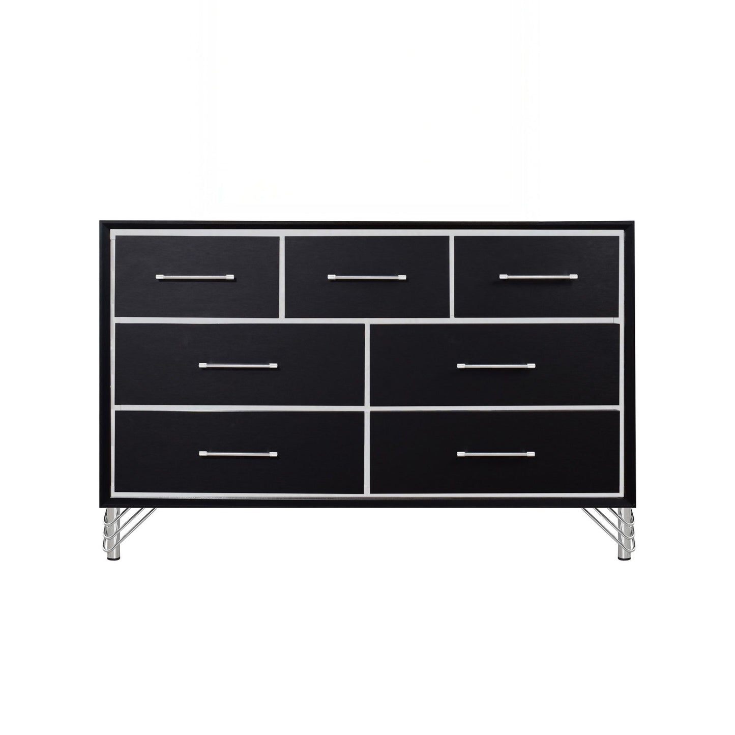 Ava - 7 Drawer Dresser - Ebony