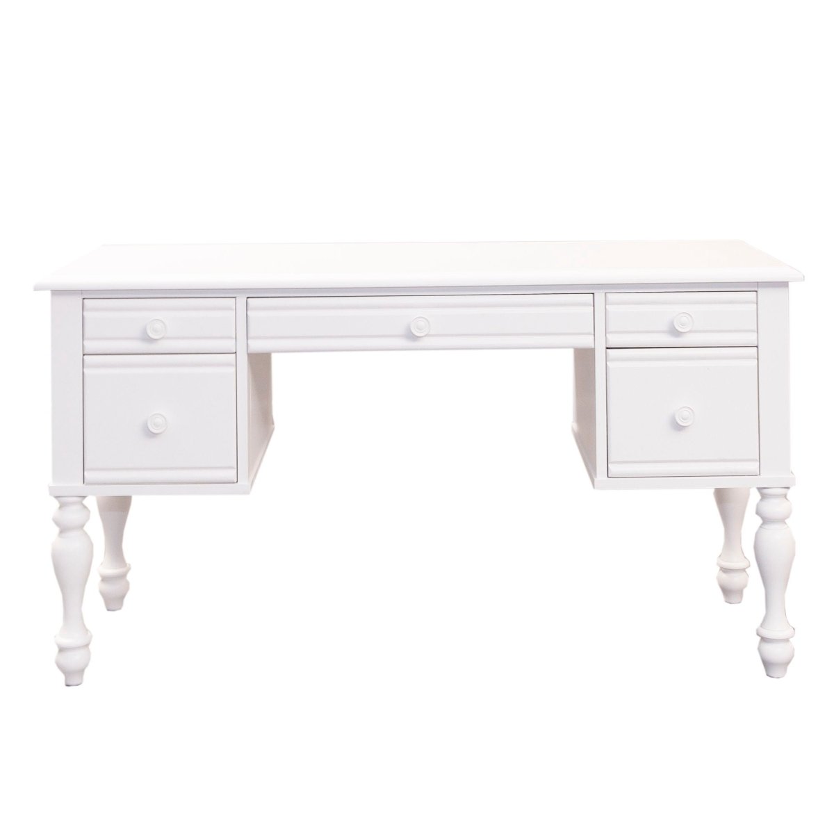 Summer House - Wood Vanity Desk - White Vanity Desks by Liberty Furniture - Walls Furniture & Mattress