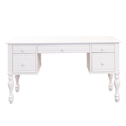 Summer House - Wood Vanity Desk - White Vanity Desks by Liberty Furniture - Walls Furniture & Mattress