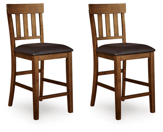 Ralene - Upholstered Barstool (Set of 2) - Medium Brown Stool Sets by Signature Design by Ashley® - Walls Furniture & Mattress