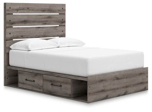 Graystorm - Panel Bed With Storage Storage Beds by Signature Design by Ashley® - Walls Furniture & Mattress