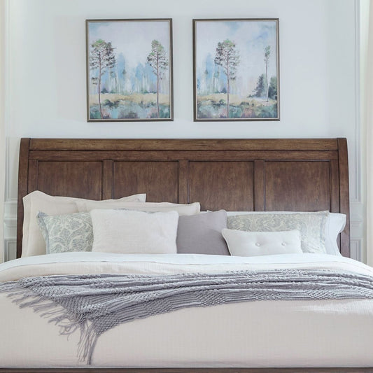 Twin Lakes - Sleigh Headboard Sleigh Headboards by Liberty Furniture - Walls Furniture & Mattress