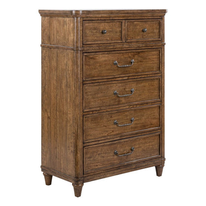Harrison Heights - 5 Drawer Chest - Sienna Accent Chests by Liberty Furniture - Walls Furniture & Mattress