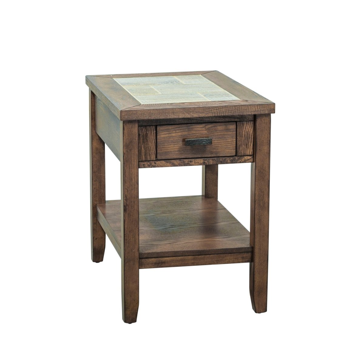 Mesa Valley - Chair Side Table - Dark Brown Chair Side Tables by Liberty Furniture - Walls Furniture & Mattress