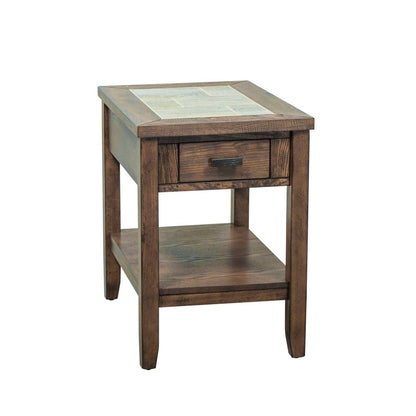 Mesa Valley - Chair Side Table - Dark Brown Chair Side Tables by Liberty Furniture - Walls Furniture & Mattress
