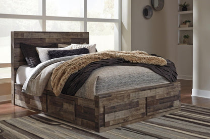 Derekson - Panel Bed Storage Beds by Benchcraft® - Walls Furniture & Mattress