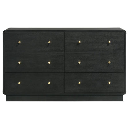Cavelle - 6 - Drawer Dresser Dressers by Coaster Fine Furniture - Walls Furniture & Mattress