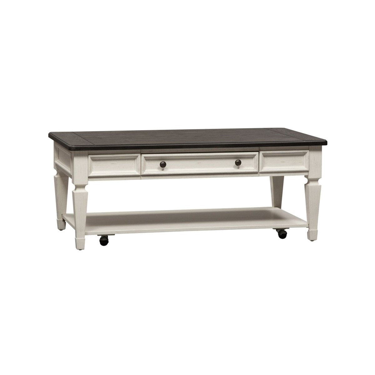 Allyson Park - Rectangular Cocktail Table - White Cocktail Tables by Liberty Furniture - Walls Furniture & Mattress