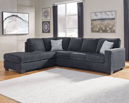 Altari - Sectional With Chaise Stationary Sectionals by Signature Design by Ashley® - Walls Furniture & Mattress