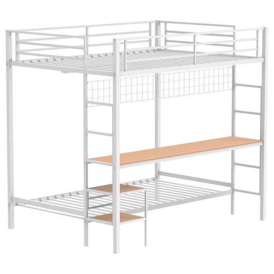 Campus - Metal Workstation Bunk Bed Bunk Beds by Coaster Fine Furniture - Walls Furniture & Mattress