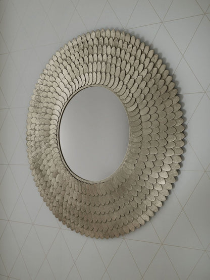 Wrightmund - Champagne Finish - Accent Mirror Accent Mirrors by Signature Design by Ashley® - Walls Furniture & Mattress