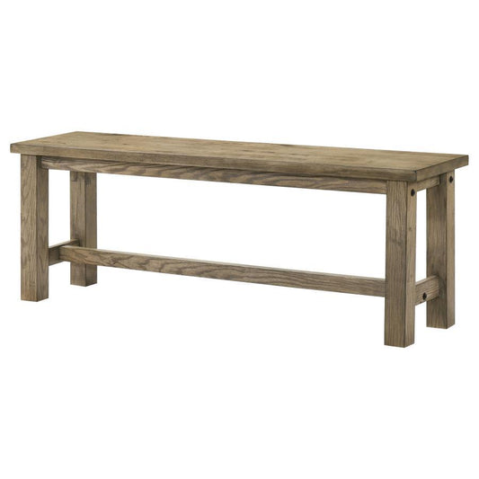 Cardova - 51" Solid Wood Dining Bench - Vineyard Oak Dining Benches by Coaster Fine Furniture - Walls Furniture & Mattress