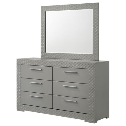 Ives - 6 - Drawer Dresser Dressers by Coaster Fine Furniture - Walls Furniture & Mattress