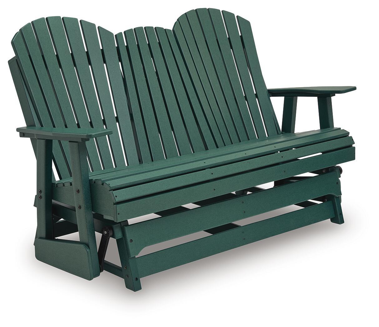 Shell Beach - Loveseat Glider - Green Loveseats by Signature Design by Ashley® - Walls Furniture & Mattress