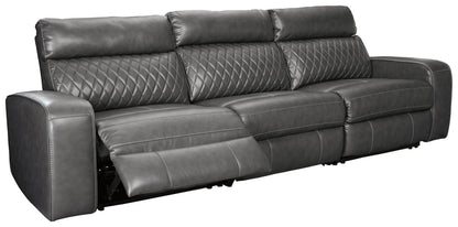 Samperstone - Power Reclining Sectional Reclining Sectionals by Signature Design by Ashley® - Walls Furniture & Mattress