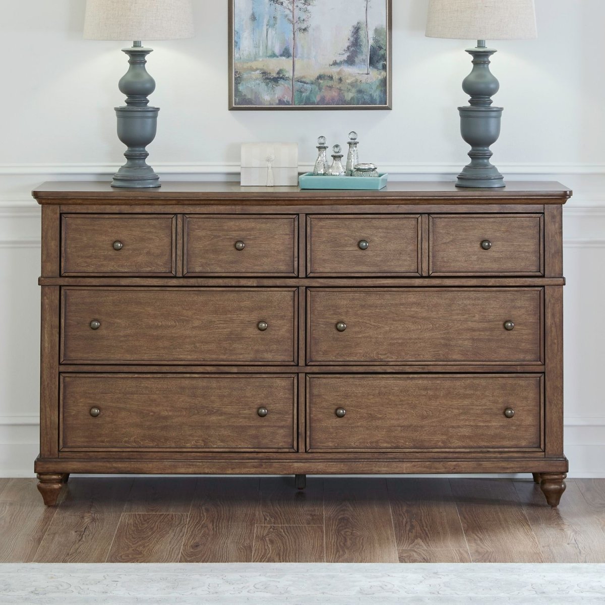 Twin Lakes - 6 Drawer Dresser Dresser & Mirror by Liberty Furniture - Walls Furniture & Mattress