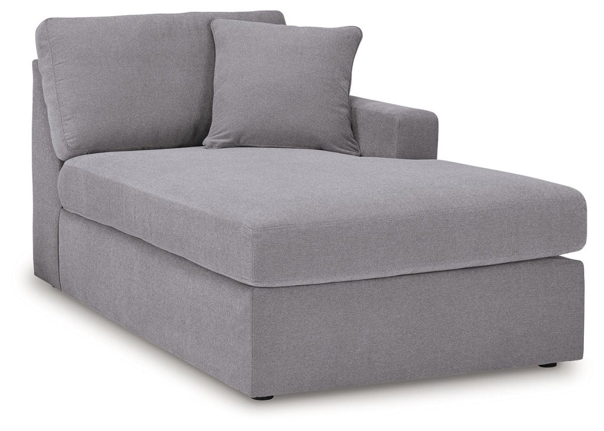 Modmax - L-Shaped Sectional - Granite Stationary Sectionals by Signature Design by Ashley® - Walls Furniture & Mattress