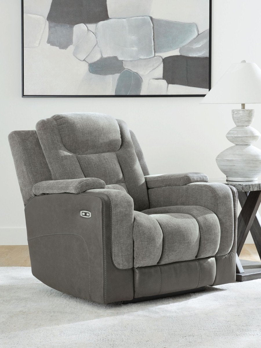 Mixed Motion - Power Recliner With Adjustable Headrest Reclining Chairs by Signature Design by Ashley® - Walls Furniture & Mattress