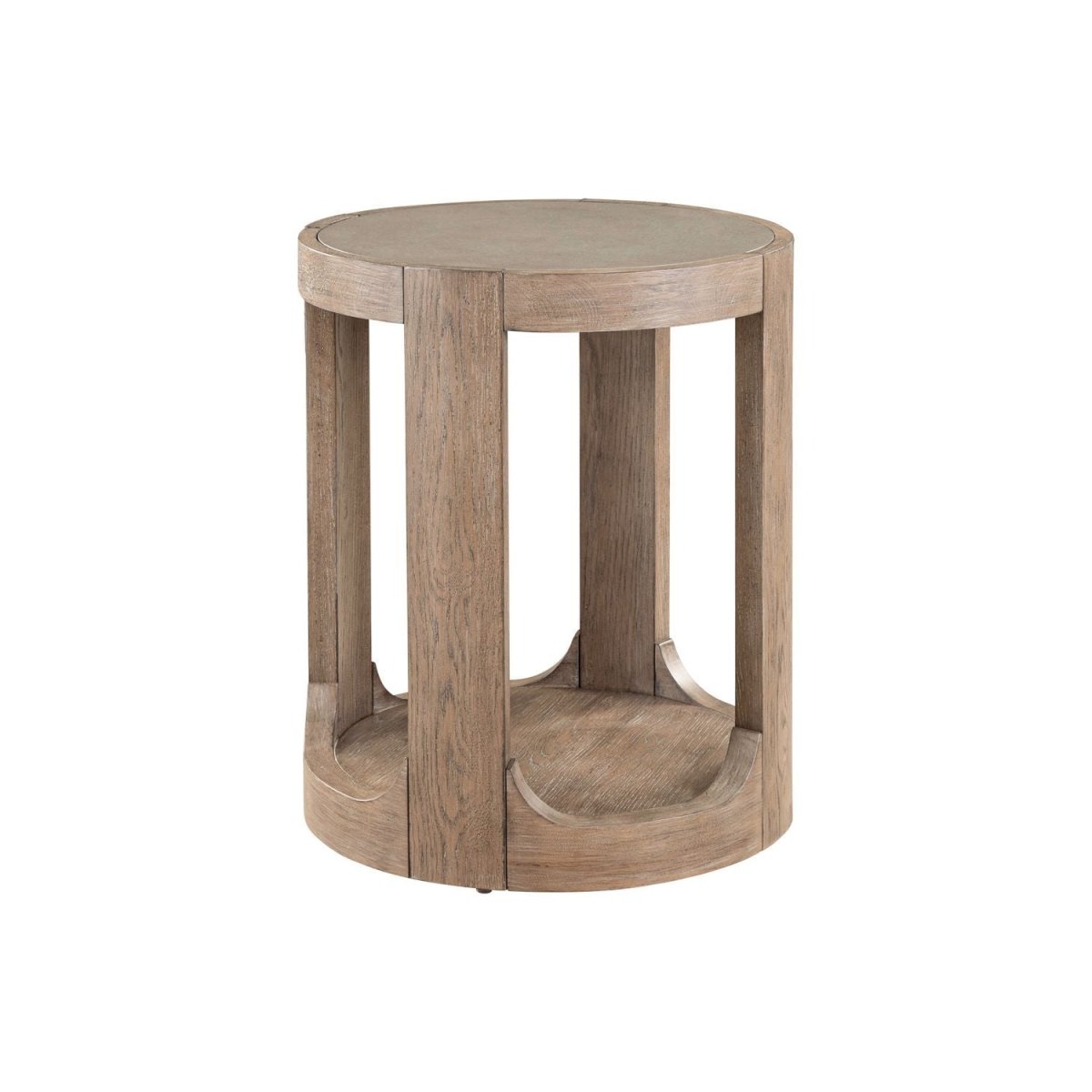South Bend - Round Chairside Table - Brown Chair Side Tables by Liberty Furniture - Walls Furniture & Mattress