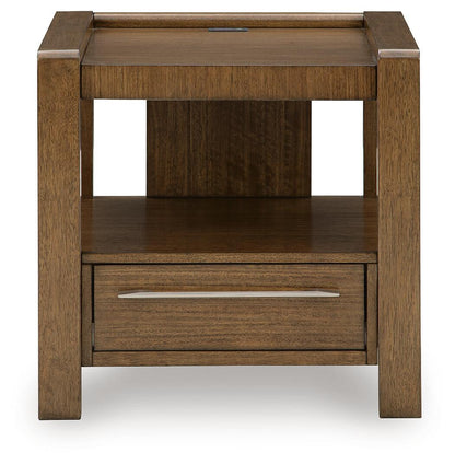 Marxmore - Square End Table - Brown End Tables by Signature Design by Ashley® - Walls Furniture & Mattress