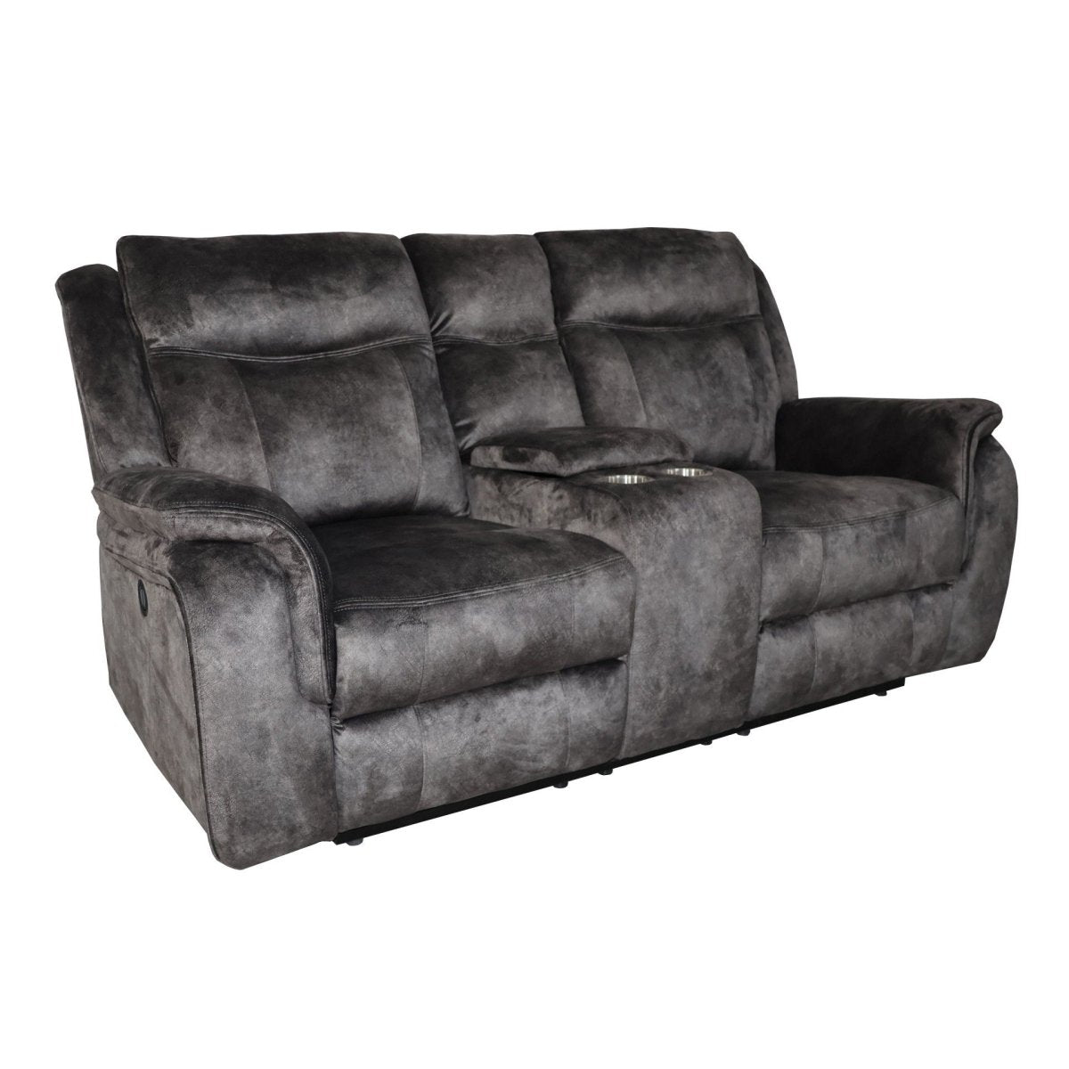 Park City - Reclining Console Loveseat Reclining Loveseats by New Classic - Walls Furniture & Mattress
