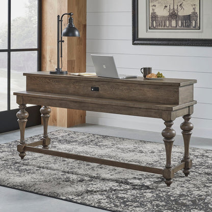 Americana Farmhouse - Console Bar Table - Light Brown Console Tables by Liberty Furniture - Walls Furniture & Mattress