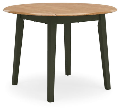 Gesthaven - Round Dining Room Drop Leaf Table Set 5 Piece Dining Room Sets by Signature Design by Ashley® - Walls Furniture & Mattress