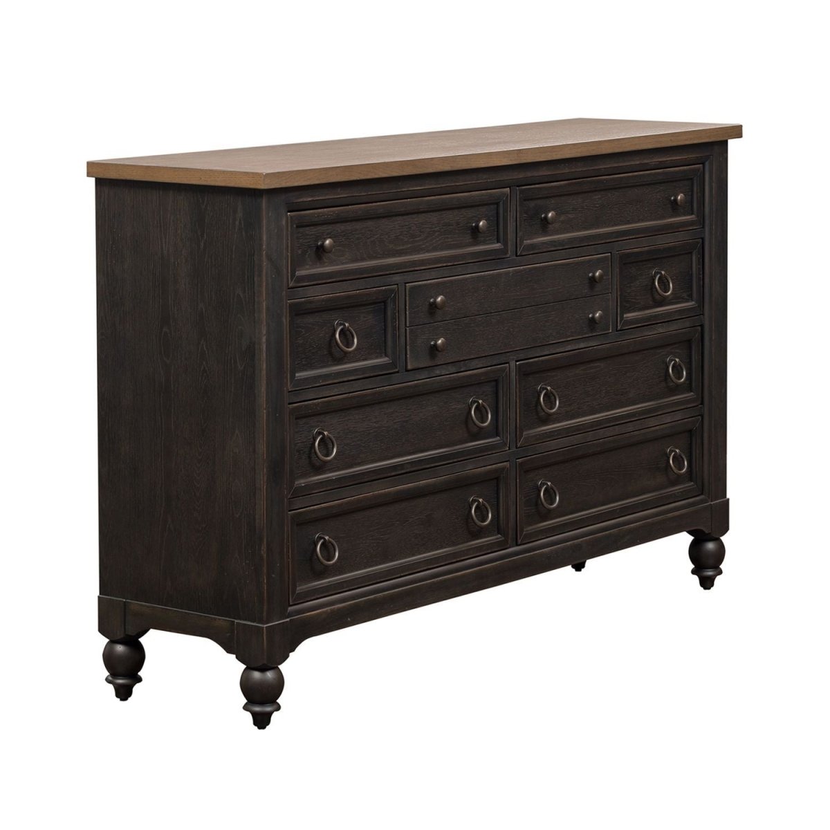 Americana Farmhouse - 9 Drawer Dresser Dressers by Liberty Furniture - Walls Furniture & Mattress
