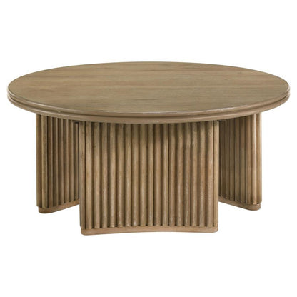 Adina - Round Wood Table End Tables by Coaster Fine Furniture - Walls Furniture & Mattress