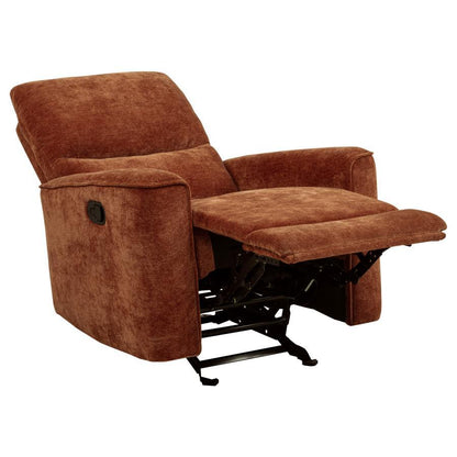 Navarro - Chenille Upholstered Glider Recliner Glider Chairs by Coaster Fine Furniture - Walls Furniture & Mattress