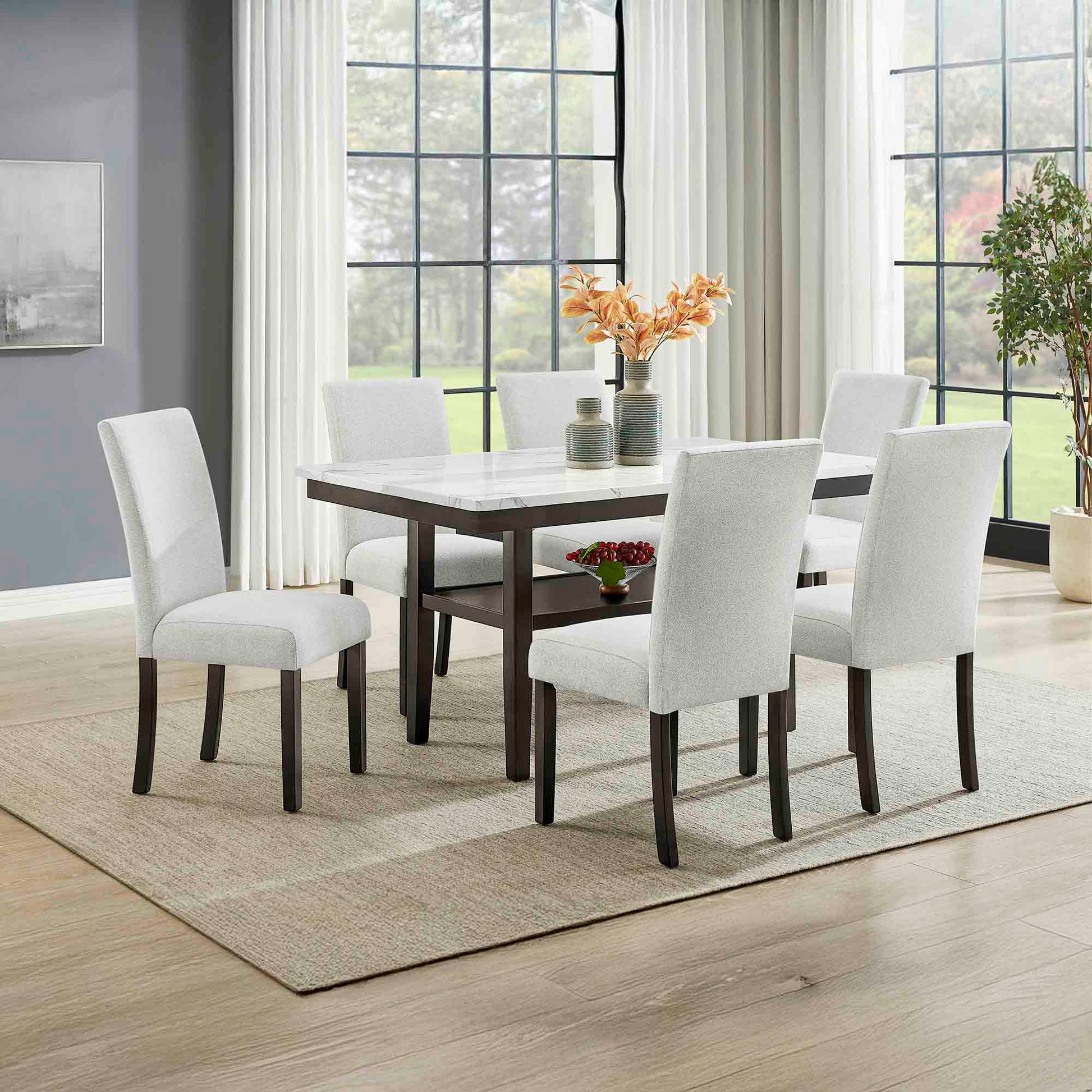 Carissa - Rectangle Dining Set 5 Piece Dining Room Sets by New Classic - Walls Furniture & Mattress