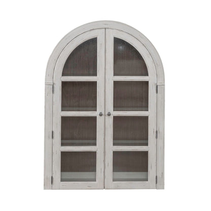 River Place - Curio Hutch - White Hutches by Liberty Furniture - Walls Furniture & Mattress