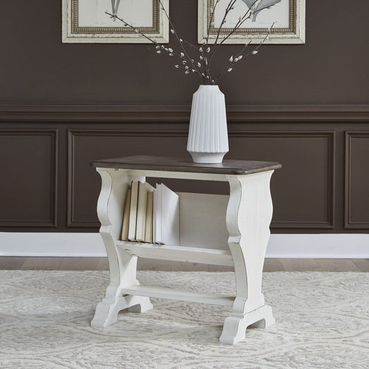 Abbey Road - Library Chair Side Table - White Chair Side Tables by Liberty Furniture - Walls Furniture & Mattress